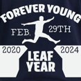 thumbnail image 3 of CafePress - Forever Young Feb 29Th Leap Year Long Sleeve T Shirt - Women's Long Sleeve Graphic Tee Casual Fit, 3 of 4