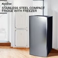 thumbnail image 2 of Koolatron Stainless Steel Compact Fridge with Freezer, 6.2 cu ft (176L), 2 of 7