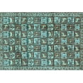 thumbnail image 1 of Ahgly Company Indoor Rectangle Persian Light Blue Traditional Area Rugs, 2' x 4', 1 of 4