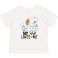 thumbnail image 3 of Inktastic My Pap Loves Me Grandson Puppy Boys Baby T-Shirt, 3 of 5
