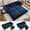 Blue, variant on 89" King Pull Out Sofa Bed, Velvet Chesterfield Sleeper Sofa Couch, 3 in 1 Convertible Tufted Futon Couches with Ottoman for Living Room, Small Space, Apartment, Office, Bedroom, Black