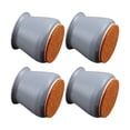 thumbnail image 1 of Bewildely Protector de silicona para patas de silla, 4 Uds., cubierta antideslizante para pies de mesa, tapa para patas de muebles de suelo de dura Cubiertas para muebles de jardín Gris Bewildely HA005820-04, 1 of 6