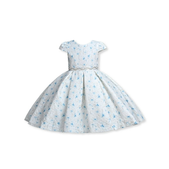 Pink Butterfly Girls' Windflower Dress Color: blue Size: 8