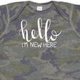 thumbnail image 4 of Inktastic Hello, Im New Here- Hand Drawn Type Boys or Girls Baby Bodysuit, 4 of 5