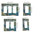 thumbnail image 2 of Yayeee Rocker Switch Wall Plate 1-Gang 4.6"x2.9" Home Decorative Outlet Cover, Yellow Tree, 2 of 6
