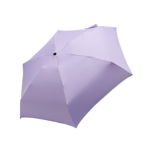 VONKY Windproof Sun Umbrella With Rainproof For Weather Protection Lightweight And Portable Folding Sun Umbrellas purple 1Set