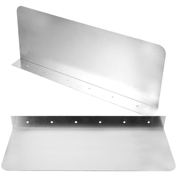 ELAYARD Bathroom Sink Splash Guard Baffle Stainless Steel Kitchen Sink Accessory 2pcs