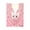 Color 2, variant on Amarainy Cute Bunny Pink Heart Flannel Blanket For Winter Gift Home Sofa Bed Decoration 50x60 inch