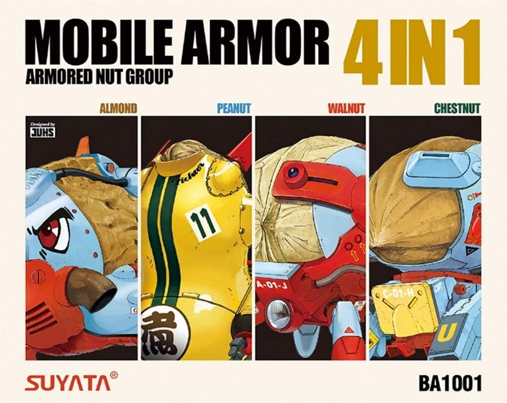 Suyata BA-002 Nutsmobile 002 Mobile Armor Armored Peanut Model Kit USA Seller 