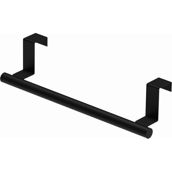 1/2Pack Over Cabinet Towel Bar 9", Kitchen Towel Rack Over Cabinet Door, Stainless Steel Cabinet Door Towel Holder, Dish Towel Holder for Cabinet Door