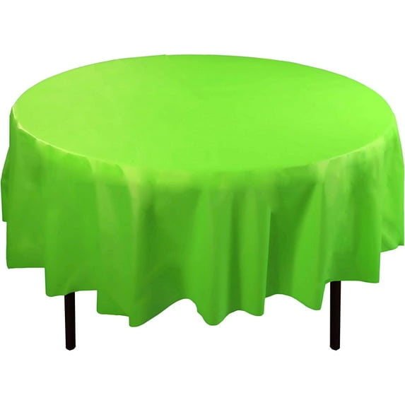 Egyptian Cotton Table Cloth Beautiful & Decorative Great for Buffet Table, | Oval Tablecloth ( 60-Inch x 84-Inch Oval, Parrot Green).