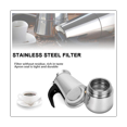 thumbnail image 5 of Steel Coffee Pot Italian Moka Pot Espresso Coffee Maker Pot Cafe Percolator Tools for Latte Maker Stovetop Coffee, 5 of 5