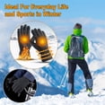 thumbnail image 3 of TITAKING Winter Warm Gloves Athletic Waterproof Touch Screen Gloves for Men Women, 3 of 6