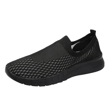 

crtigd Mens Casual Slip on Shoes Size 11 Wear Slip Breathable Shoes Cloth Casual Fashion Men s On Men s casual shoes