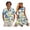 Sailboat Palm Tree, variant on KUIFORTI Matching Couple Outfits 4-Way Stretch Blue Floral Palm Leaf Husband and Wife Clothing Men’s Hawaiian Shirt for Romantic Date Fashionable Lightweight Quick-dry