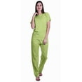 thumbnail image 1 of Moomaya Womens Printed Tee and Pajama Set PJs,Short Sleeve Sleepwear Nightwear Loungewear S-XXL, 1 of 7