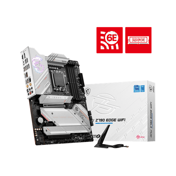 MSI INTEL ATX Gaming Motherboard, MPG Z790 Edge WiFi, LGA 1700, DDR5, WiFi 6E