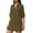Army Green, variant on Women's Cover Up Tunic Dress V Neck Roll Up Sleeves Crochet Hem Beach Swimsuit Wrap Summer Vacation Plus Size Kaftan Top