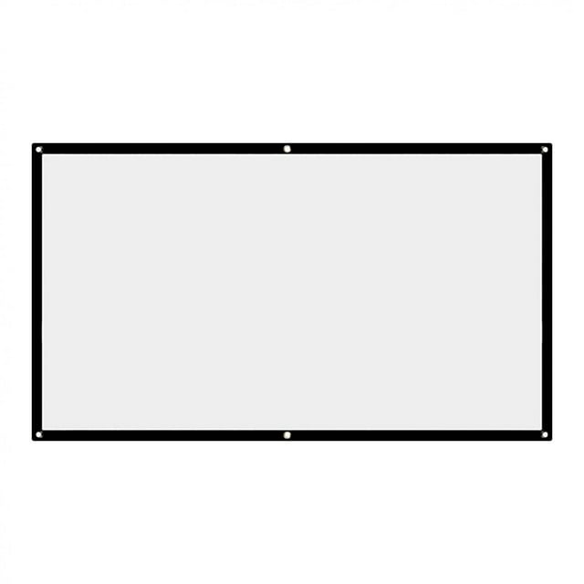 Proyector de pared portátil y plegable de 60/72/84/100/120/150 pulgadas, pantalla HD 16:9, cine en casa y exteriores, regalo de Pascua para mujeres y hombres.