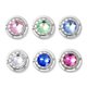 thumbnail image 1 of piezas de ganchos plegables para bolso, soporte para colgar en la mesa, de aleación y cristal., 1 of 3