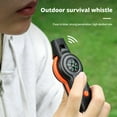 thumbnail image 4 of 7-in-1 Outdoor Survival Whistle with LED Light, , Temperature Gauge, 4 of 8