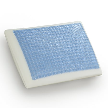 comfort revolution memory foam cornflower blue square gel foam bed pillow - Comfort Revolution Pillow comfort revolution memory foam cornflower blue square gel foam bed pillow - Comfort Revolution Pillow