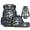Rocket Astronaut, variant on KUIFORTI Blue Tractor Boys Backpack Set 4Pcs, Cool School Bag with Lunch Box Pencil Pouch Water Bottle Sleeve for Elementary Primary Middle School Kids