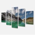 thumbnail image 2 of Clear Mountain Lake under Bright Sky - Impression sur Toile Paysage, 2 of 3