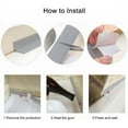 thumbnail image 5 of Cinta de sellado Cinta adhesiva impermeable Tira de sellado autoadhesiva para cocina o baño 3,2 m, 5 of 5
