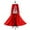 Red, variant on Xfvqtps Women Hooded Cloak Open Front Lace up Solid Color Velvet Flannel Soft Windproof Poncho Green