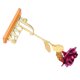 thumbnail image 5 of Flor de lámina de oro de 24 quilates, rosa artificial, regalo romántico para el día de San Valentín para decoración de mesa del hogar (rosa roja), 5 of 8