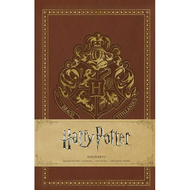 krullen Vervuild Harde wind Harry Potter - Hogwarts Ruled Pocket Journal - Walmart.com