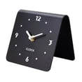 thumbnail image 1 of Reloj de escritorio de arte moderno, reloj de mesa acrílico simple, silencioso, de diseño, decoración del hogar. Negro, 1 of 7