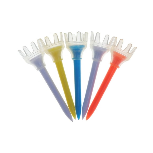 Camisetas de corona de plástico ligeras y duraderas, 5 uds., 5,4 CM (color aleatorio)