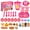 Pink, variant on Funtogether Toys Kids Kitchen Playset, 33-Piece Pretend Cooking and Tea Party Set, Ages 3 and Up