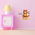 thumbnail image 3 of Holiday Gift Babies Bee Brave Bee Happy Cute Cartoon Wall Decal Decoration Sweet Honey Baby Bear Nursery Wall Decor Lasts Years and Easily Removable - Size: 34 in x 27 in, 3 of 3