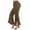 Brown, variant on Womens Dressy Pants Ruffle Hem Straight Leg Pants with Pockets Split Flowy Trousers for Women