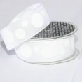 thumbnail image 2 of The Ribbon People Pure White Polka Dotted Fine Taffeta Wired Craft Ribbon 1.5" x 27 Yards, 2 of 2