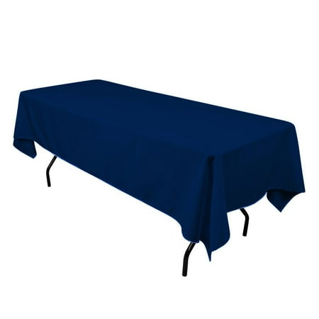 

Gowinex Navy Blue 60 x 126 Rectangular Tablecloth Table Cover