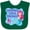 Green, variant on Inktastic Mommy's Little Mermaid Girls Baby Bib
