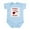Sky Blue, variant on CafePress - Daddy's Little Rocker With Gu Infant Bodysuit - Baby Light Bodysuit, Size Newborn - 24 Months