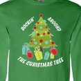 thumbnail image 4 of Inktastic Rockin' Around the Christmas Tree Long Sleeve T-Shirt, 4 of 5