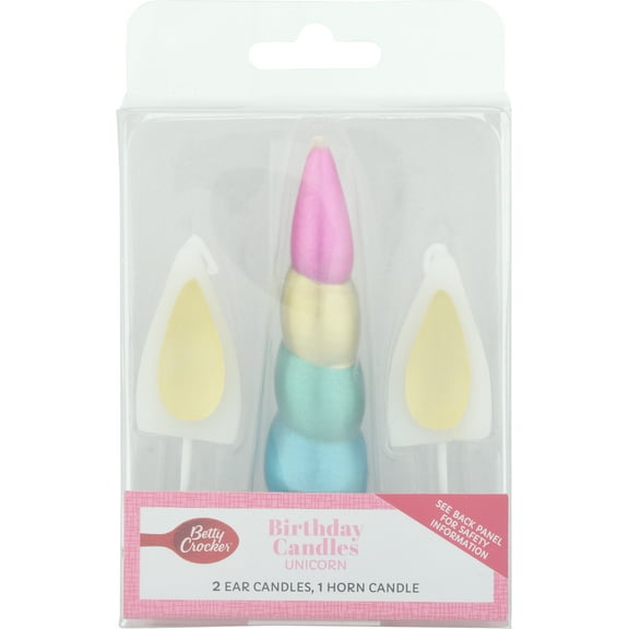 Betty Crocker, Birthday Candles, Unicorn