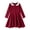 Red, variant on Gubotare Winter Toddler Girl Clothes Summer Print Ruffle Long Sleeve Dress (Navy,2-3 Years)