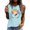 C-Mint Green413, variant on DHFJKG Summer Beach Sleeveless Round Neck Women's Tank Top Coconut Tree Print Vacation T Shirt Stylish Tops