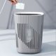 thumbnail image 4 of Fiudx Ofertas relámpago Bote de basura para cocina, latas de papel huecas y prácticos botes de basura de plástico sin tapa para sala de estar, dormitorio, hogar con anillo de presión, 4 of 6