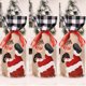 thumbnail image 5 of fundas para botellas de vino de Navidad, bolsas para botellas de champán, ropa, muñeco de nieve de Papá Noel, vajilla, bolsas de regalo de vino de arpillera para decoraciones de fiesta de Año Nuevo de, 5 of 5