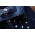 thumbnail image 5 of VNKIDY Boys Outfits Kids Children Denim Set Star Printed Jacket Cartoon Patterned Tee Distressed Jeans Trendy Casual Clothes For Daily Wear Trendy Sets, 5 of 6
