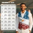 thumbnail image 7 of Yuyamidu Cute Snowman Mens Suit Vest Business Formal Dress Vests for Men Size 3XL Christmas Casual Wedding Tuxedo Party Waistcoat, 7 of 7