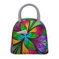 thumbnail image 1 of Easygdp Multicolored Beautiful Flower Bolsa de Almuerzo Insulada Grande, Forro de Aluminio, Diseño Espacioso, a Prueba de Fugas, Ideal para Trabajo, Picnics, Viajes y Actividades al Aire Libre, 1 of 6